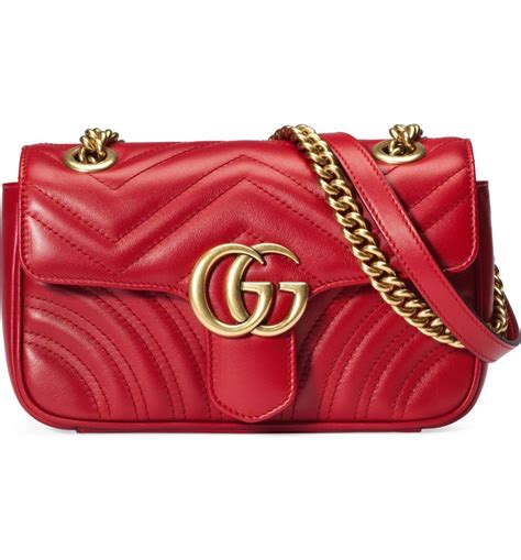 gucci bag red white and blue|red gucci marmont bag.